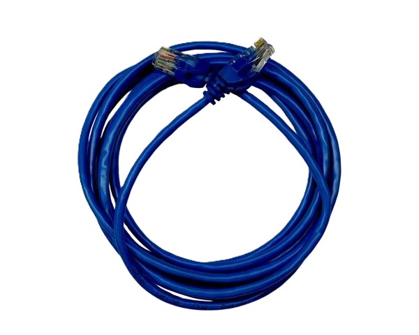 Кабель патч-корд GEAR САТ.5E UTP CCA 24AWG 1m Blue (GPC-UTPCCARJ45-1BE) - Фото 1
