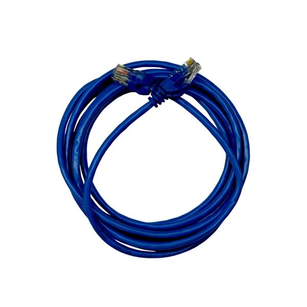 Кабель патч-корд GEAR САТ.5E UTP CCA 24AWG 3 м Blue (GPC-UTPCCARJ45-3BE) - Фото 1