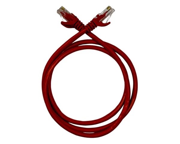 Кабель патч-корд GEAR САТ.5E UTP CU 24AWG 2m Red (GPC-UTPCURJ45-2R) - Фото 1