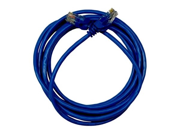 Кабель патч-корд GEAR САТ.5E UTP CU 24AWG 2 м Blue (GPC-UTPCURJ45-2BE) - Фото 1