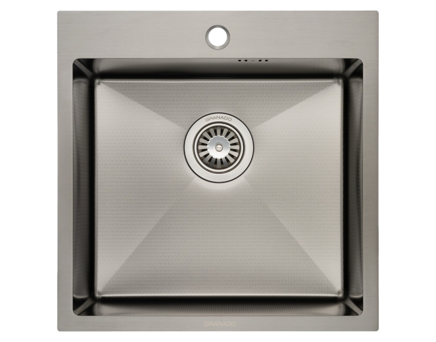 Мойка кухонная GRANADO Galera S201 Black honeycomb - Фото 1