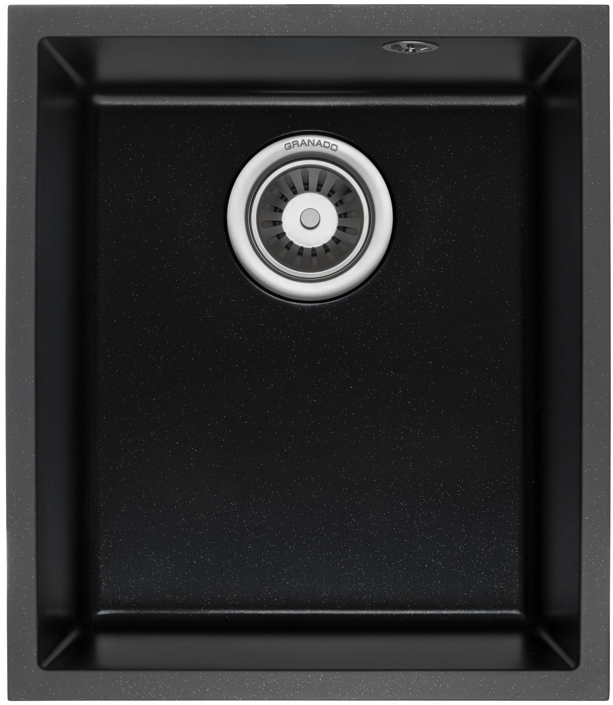 Мийка кухонна GRANADO UNDER TOP MINI black shine - Фото 1
