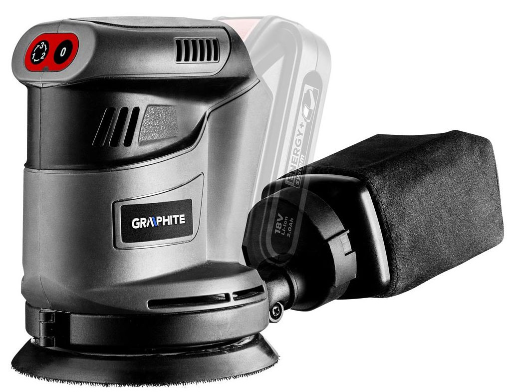 Эксцентриковая шлифовальная машина GRAPHITE 58G014 - Фото 1