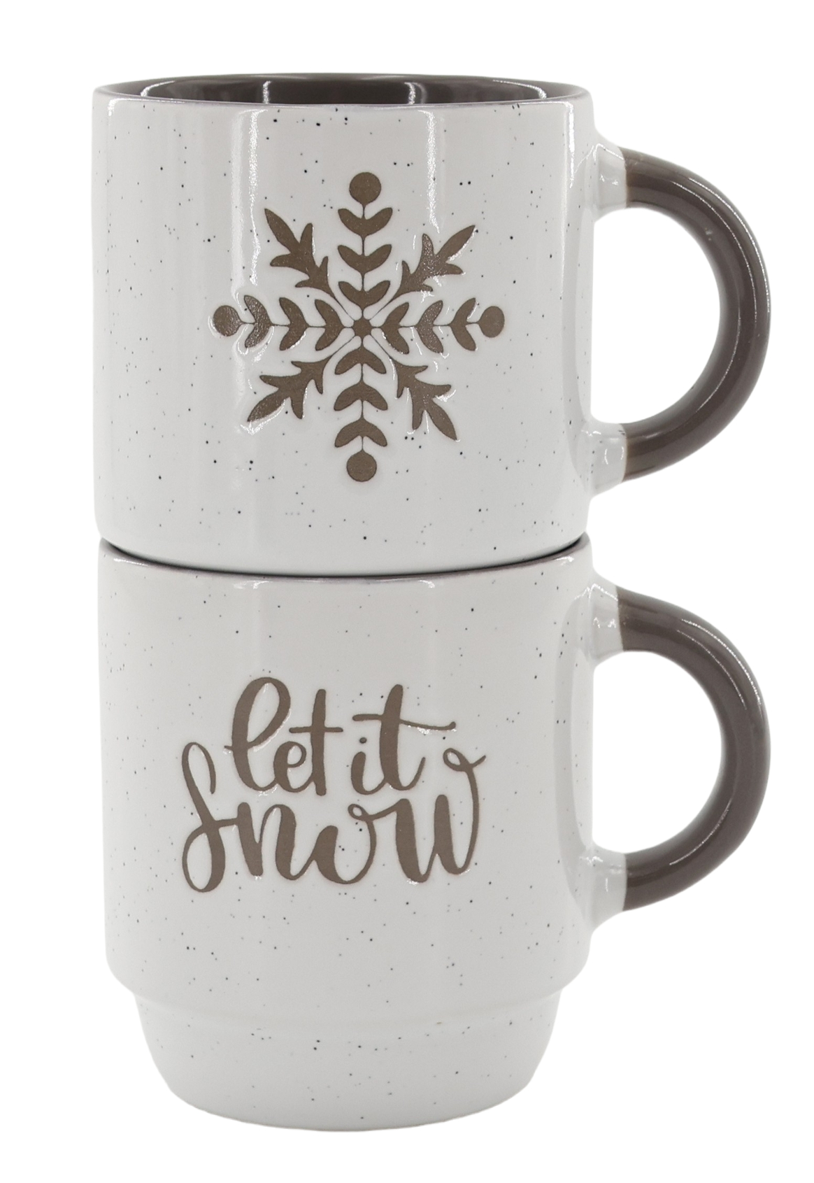 Набор чашек Limited Edition NY WARMLY GREEN GREY 2х320 мл (TRSC-BH5019-M02) - Фото 1