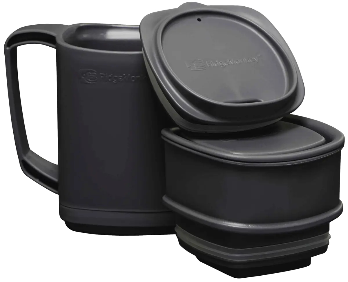 Термокружка RidgeMonkey ThermoMug DLX Brew Set Grey (91680558) - Фото 1