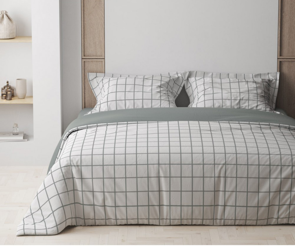 Комплект постельного белья ТЕП Grey Check (2-01691_25135) - Фото 1