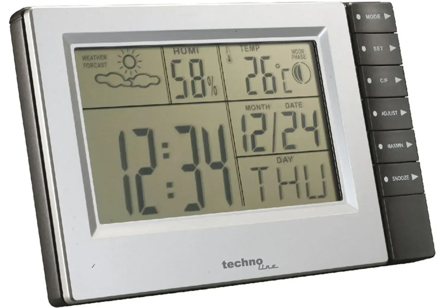 Метеостанция Technoline Silver/Grey (WS9121) - Фото 1