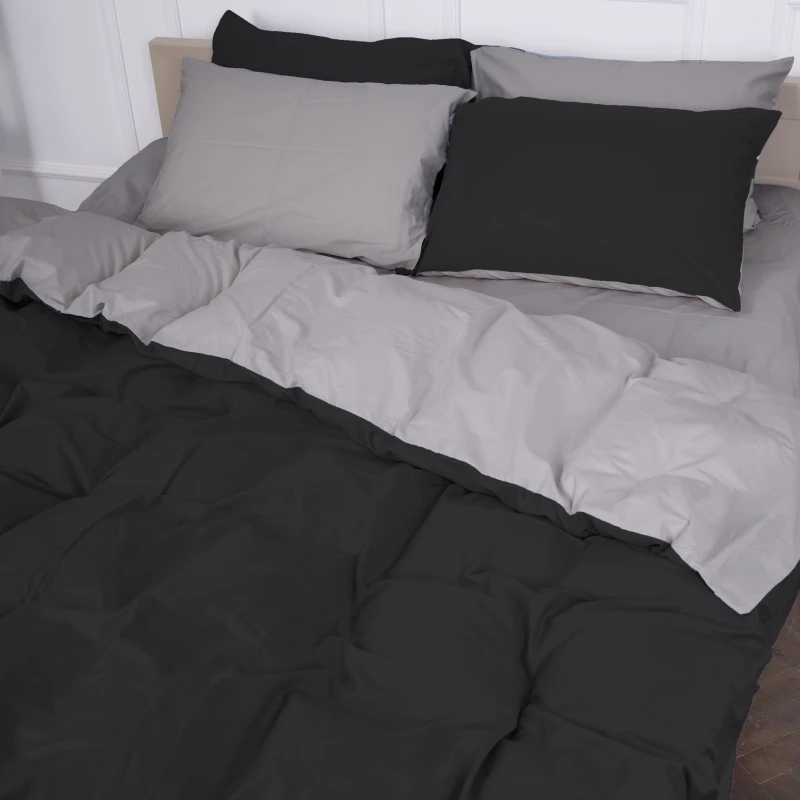 Комплект постельного белья детский MirSon Сатин Greyness 0251+0055 110х140 (2200000687029) - Фото 1