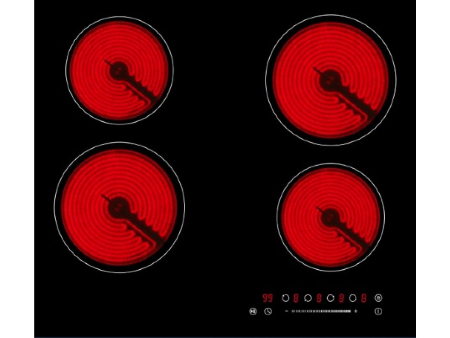 Варочная панель электрическая Grunhelm GPC 725 BE - Фото 1