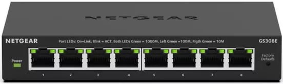Коммутатор локальной сети (Switch) Netgear GS308E-400EUS - Фото 1