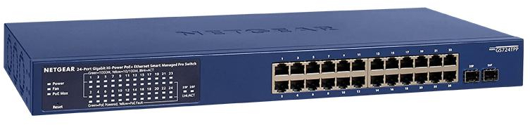 Коммутатор локальной сети (Switch) Netgear GS724TPP-300EUS - Фото 1