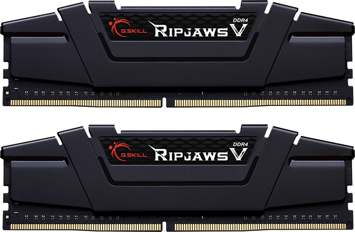 Память DDR G.Skill DDR4 2x16GB/3200  Ripjaws V Black (F4-3200C16D-32GVK) - Фото 1