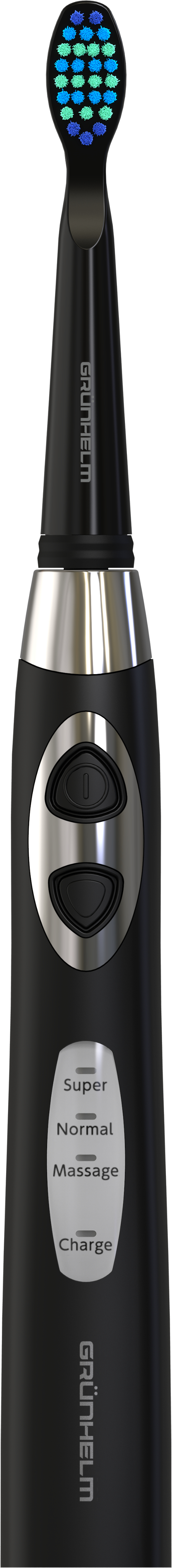 Зубная щетка электрическая Grunhelm Sonic Pro GSPB-3H Black - Фото 1