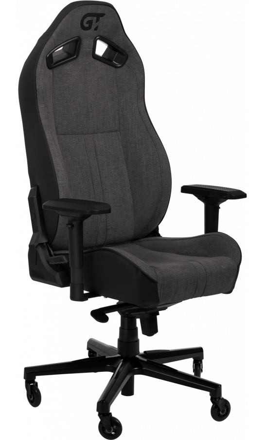 Крісло для геймерів GT Racer X-8009 Fabric Dark Grey/Black XL - Фото 1