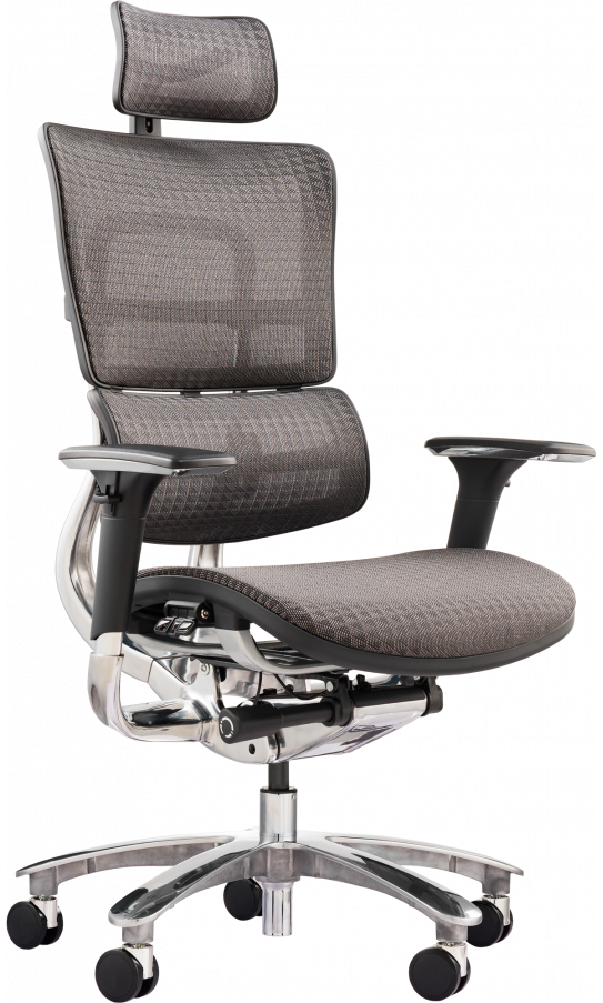 Кресло офисное GT Racer X-801A Gray (W-80) - Фото 1