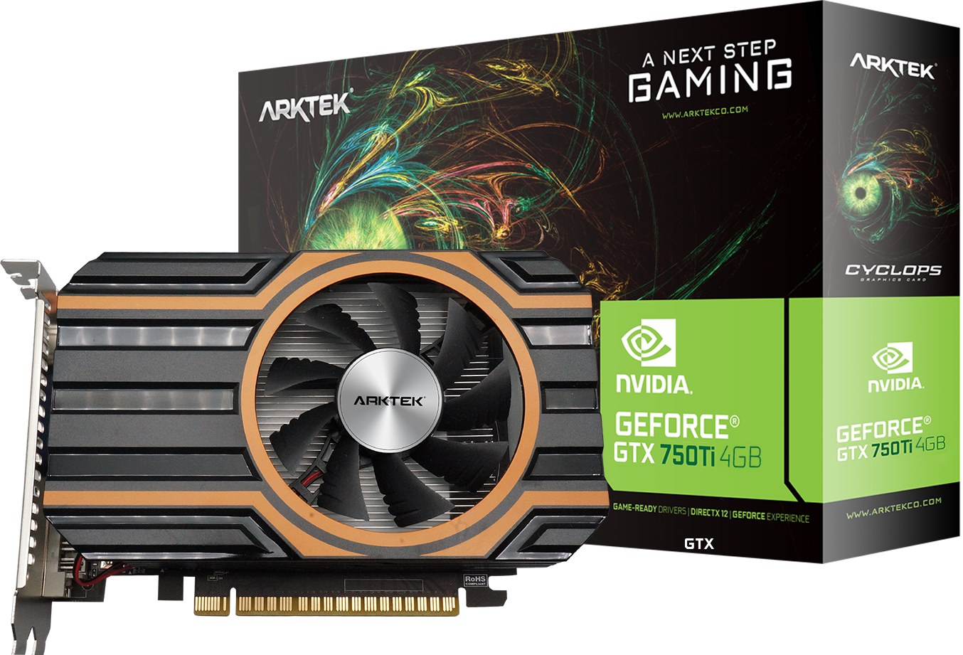 Відеокарта Arktek GeForce GTX 750 Ti 4GB (AKN750TID5S4GH1) - Фото 1