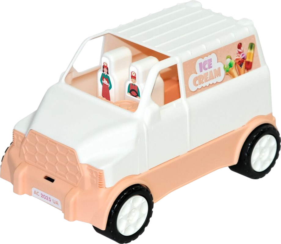 Базовый игровой транспорт для малыша Tigres Smart Wheels фургон с мороженым (40054) - Фото 1