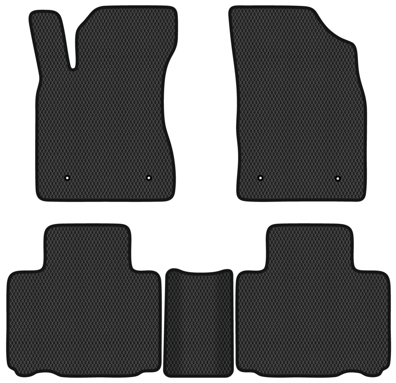 EVA килимки в салон авто EVAtech для Emgrand X7 Geely 2011-2016 1 покоління SUV China GY22560CV5LA4RBB - Фото 1