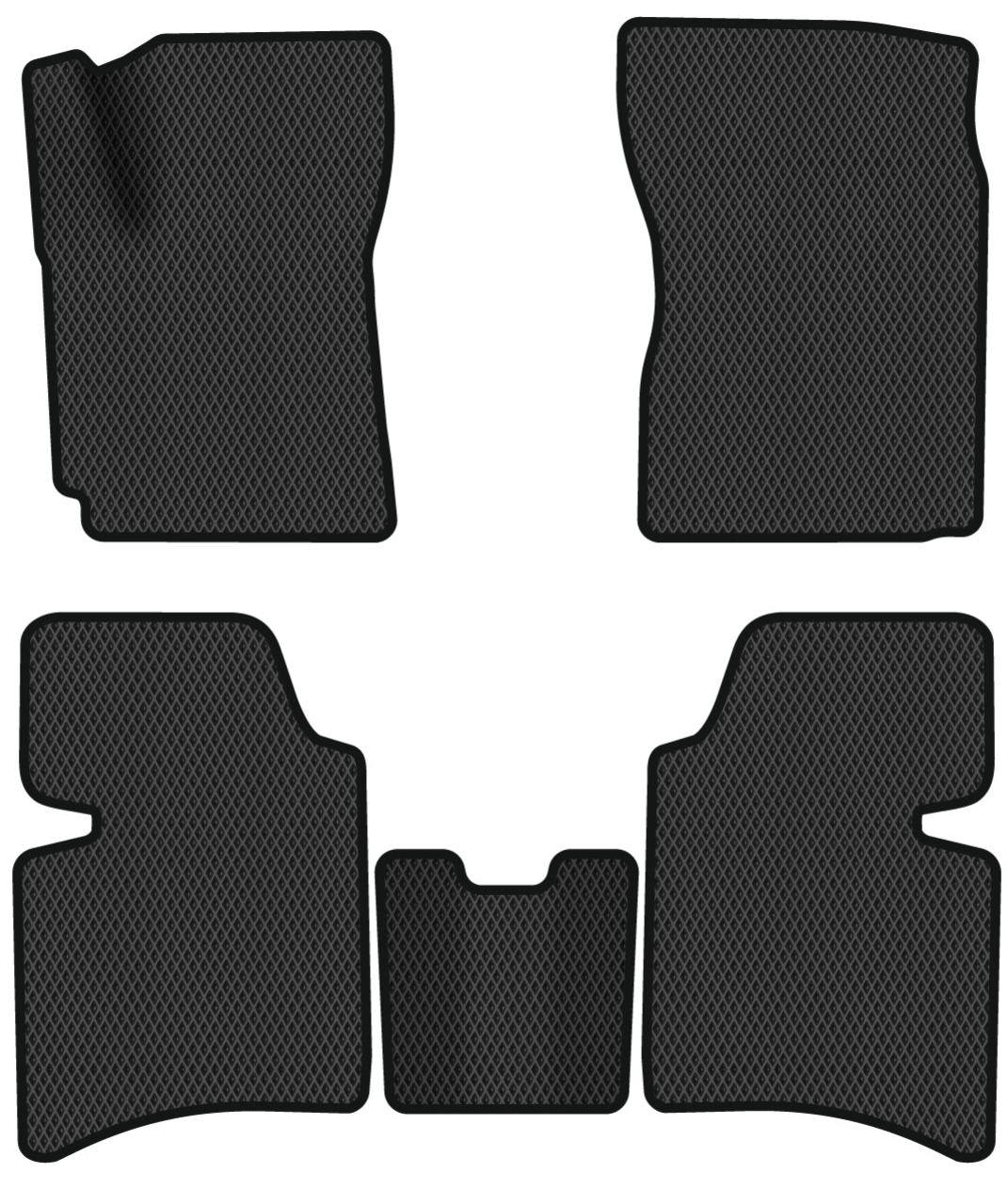 EVA коврики в салон авто EVAtech для MK Cross Geely 2010 1 поколение SUV EU GY33692CDZ5RBB - Фото 1