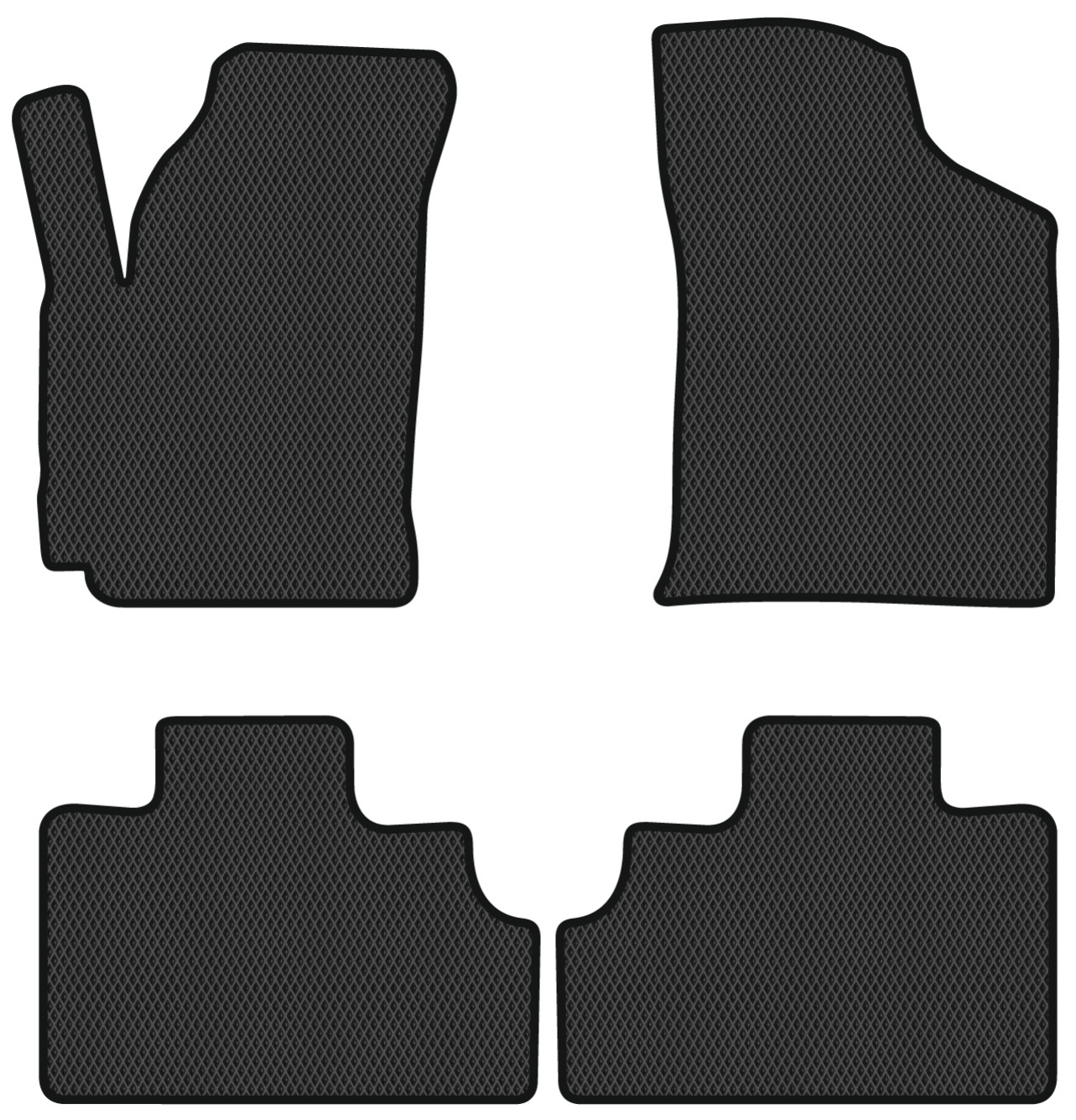 EVA килимки в салон авто EVAtech для CK Restyling Geely 2008-2016 1 покоління Sedan EU GY51660PVC4RBB - Фото 1