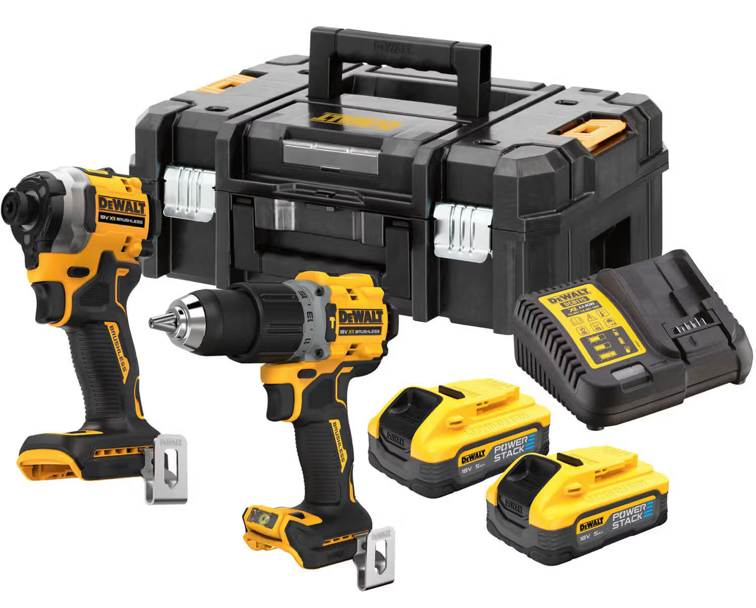 Набор электроинструментов DeWALT 18В XR Li-lon 5 Аг (DCK2051H2T) - Фото 1