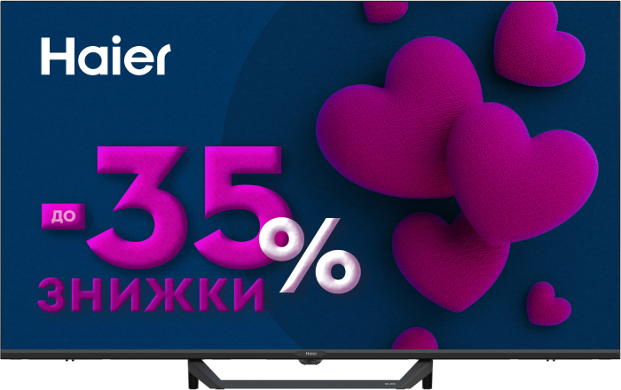 Купити Телевізор Haier H43S80FUX - Фото 1 Телевізор Haier H43S80FUX - Фото 1