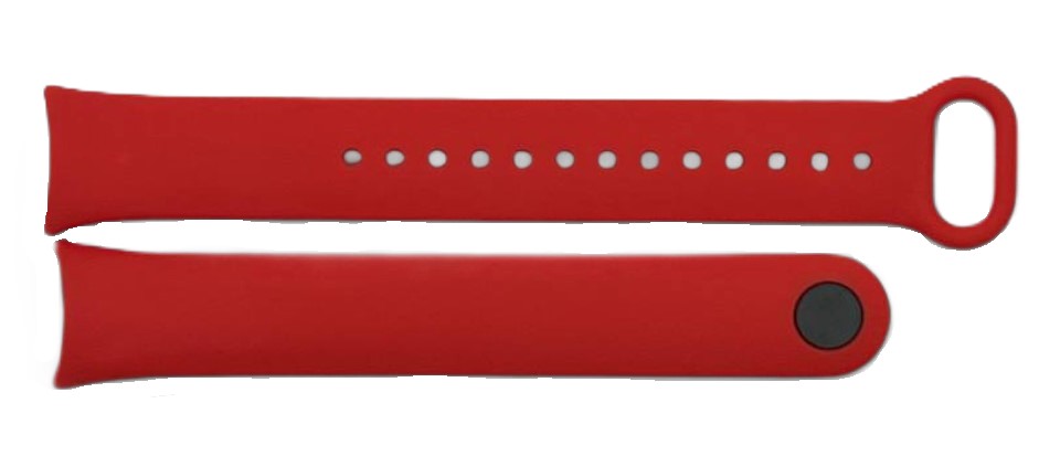 Ремешок для фитнес-браслета BeCover for Xiaomi Mi Smart Band 10 Red (713605) - Фото 1