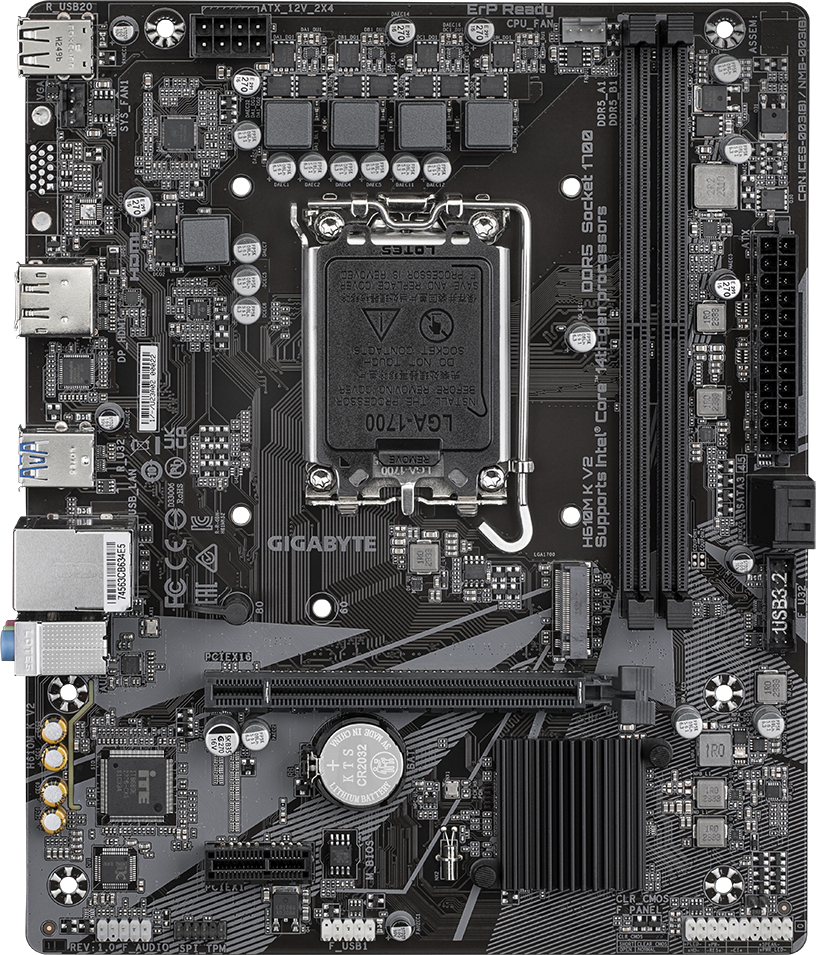 Материнская плата Gigabyte H610M K V2 DDR5 - Фото 1