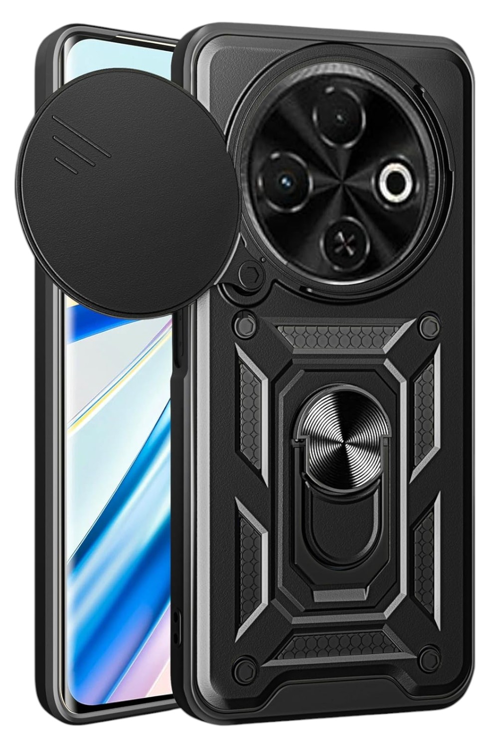 Чехол для смартфона BeCover Military for Tecno Spark 30C 4G Black (713074)" - Фото 1