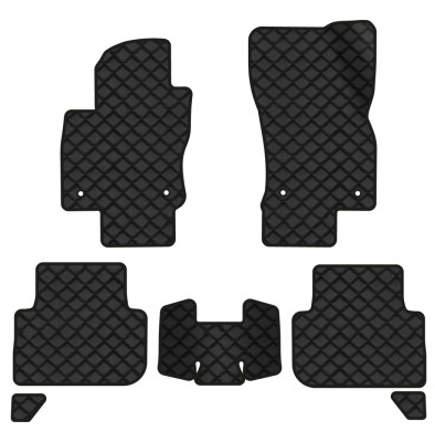 Коврики из экокожи в салон авто EVAtech ECO для Tiguan (Mk 2) Restyling Volkswagen 2020 2 поколение SUV EU VW41380CJ7AV4BBB - Фото 1