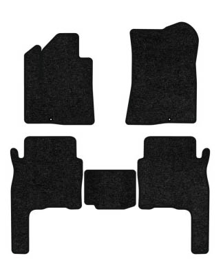 Коврики ворсовые в салон авто EVAtech Standard для Hyundai Santa FE (CM) 5 seats 2006-2010 2 поколение SUV Korea черный кант HY33308CLB5KD2VEB - Фото 1
