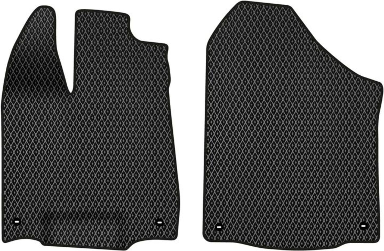 EVA коврики в салон авто передние EVAtech для Pilot Elite 7 seats Honda 2015-2022 3 поколение SUV USA (HA12343AV2TL4RBB) - Фото 1