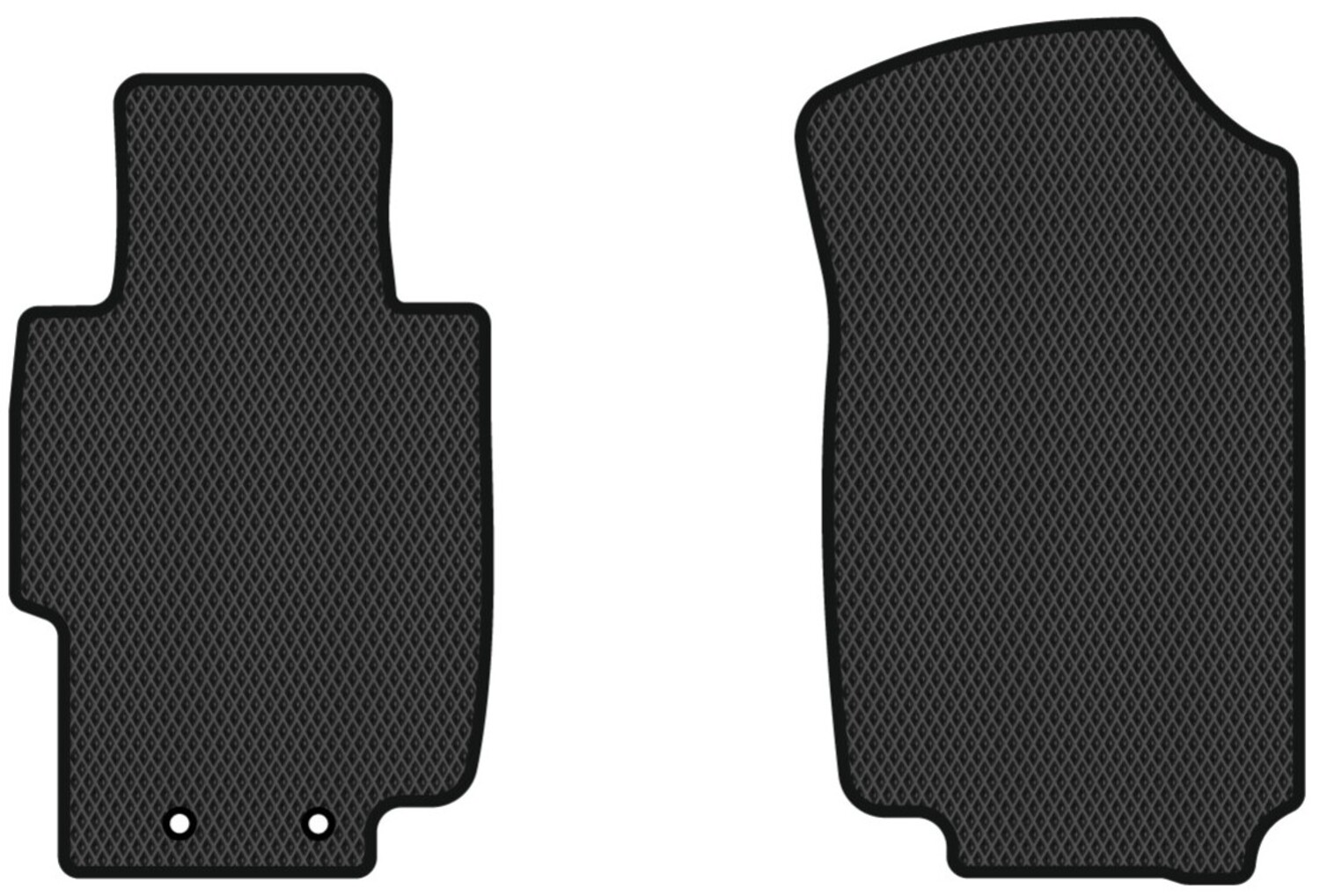 EVA коврики в салон авто передние EVAtech для Accord AT (Electric seats) Honda 2003-2008 7 поколение Sedan EU (HA13173AG2TL2RBB) - Фото 1