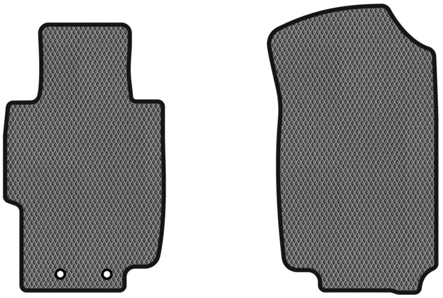 EVA коврики в салон авто передние EVAtech для Accord AT (Electric seats) Honda 2003-2008 7 поколение Sedan EU (HA13173AG2TL2RGB) - Фото 1