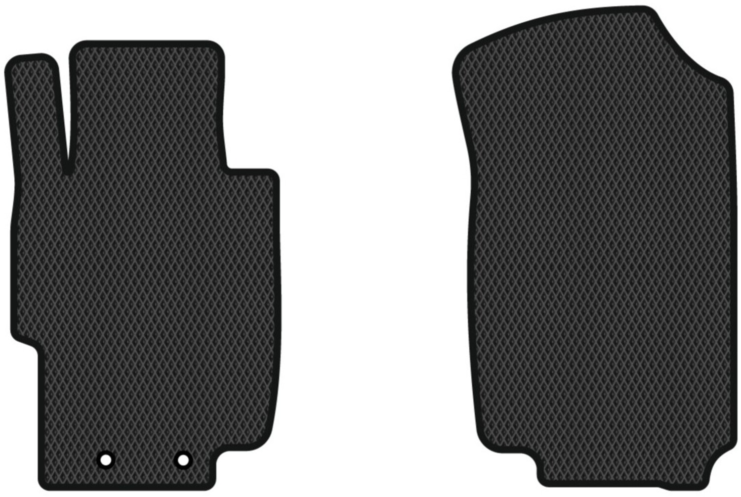 EVA коврики в салон авто передние EVAtech для Accord AT (Electric seats) Honda 2003-2008 7 поколение Sedan EU (HA13173AV2TL2RBB) - Фото 1