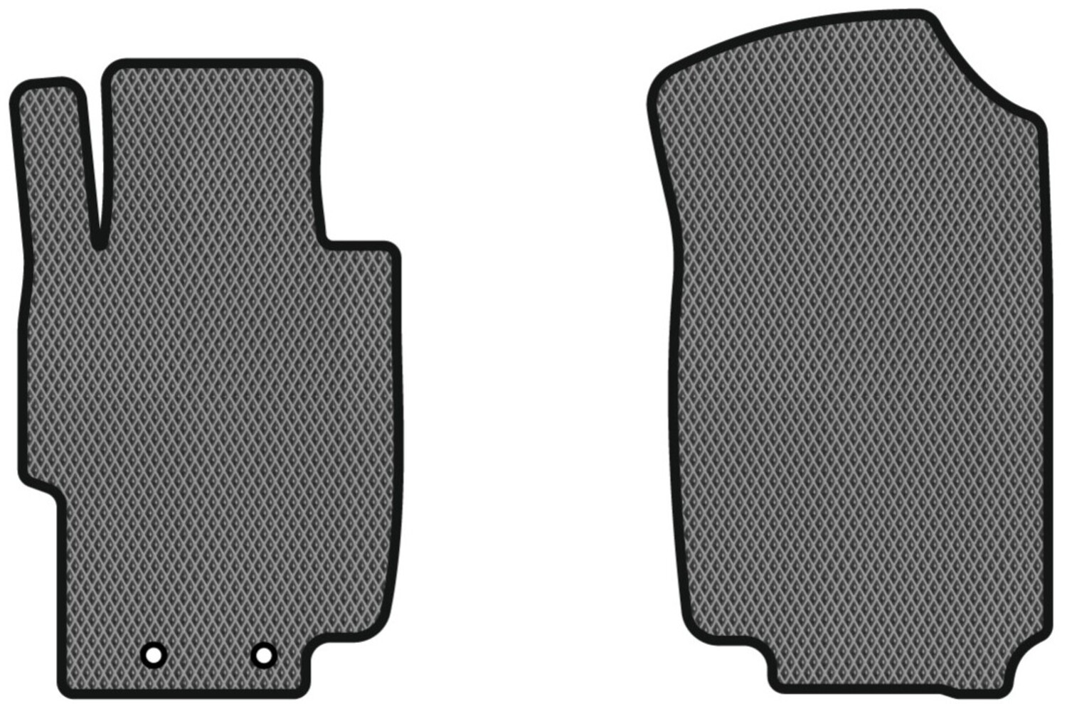 EVA коврики в салон авто передние EVAtech для Accord AT (Electric seats) Honda 2003-2008 7 поколение Sedan EU (HA13173AV2TL2RGB) - Фото 1