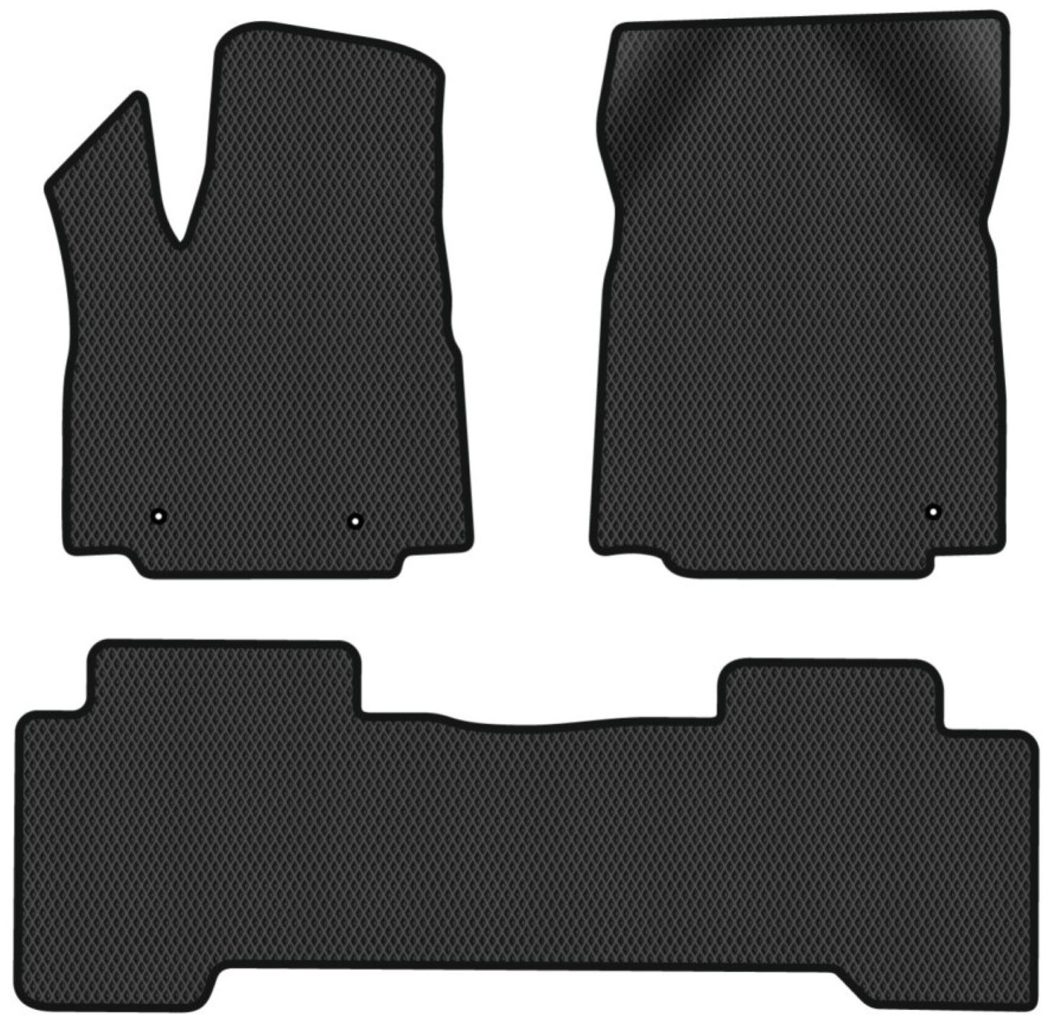 EVA коврики в салон авто EVAtech для Pilot Honda 2002-2008 1 поколение SUV USA HA22195Z3LA3RBB - Фото 1
