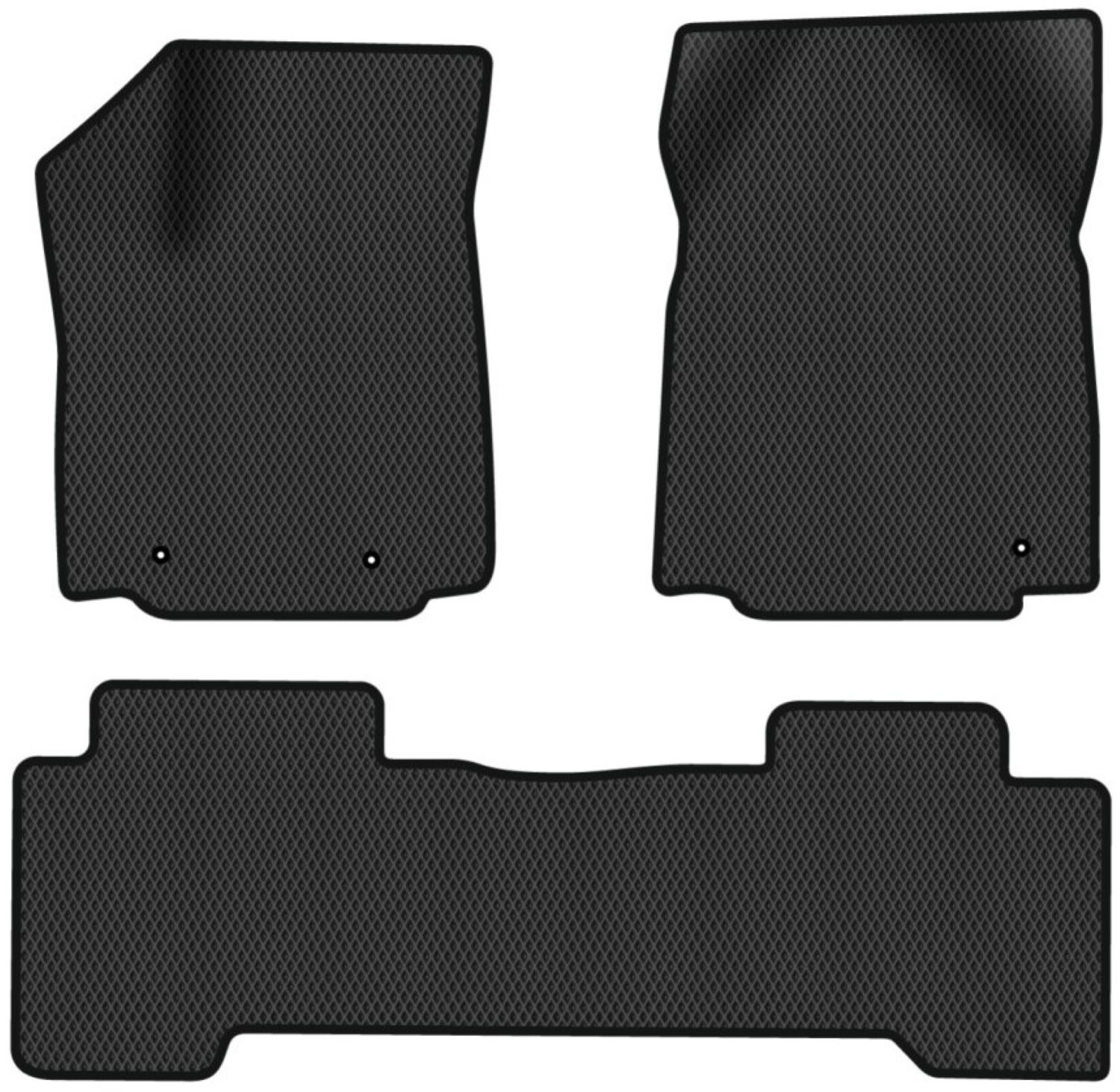 EVA коврики в салон авто EVAtech для Pilot Honda 2002-2008 1 поколение SUV USA HA22195ZD3LA3RBB - Фото 1