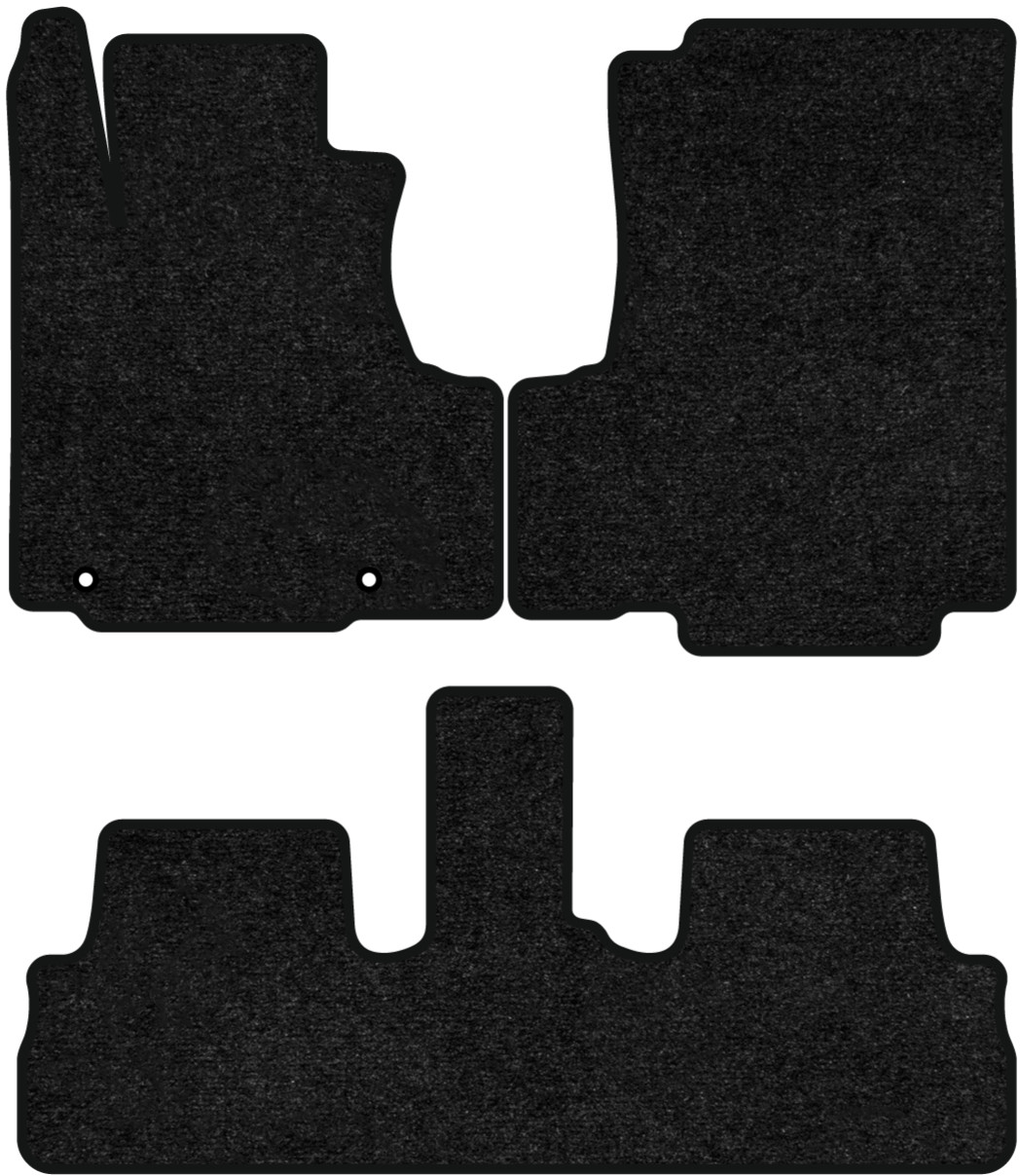 Коврики ворсовые в салон авто EVAtech Standard для Honda CR-V (without armrest) 2007-2012 3 поколение SUV USA черный кант HA33630Z3TL2VEB - Фото 1