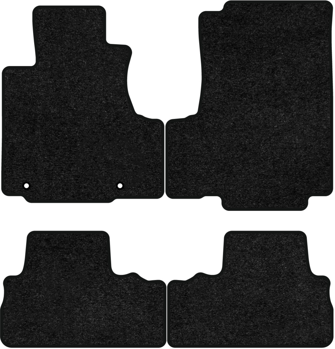 Коврики ворсовые в салон авто EVAtech Standard для Honda CR-V (with armrest) 2007-2012 3 поколение SUV EU черный кант HA33639PBC4TL2VEB - Фото 1