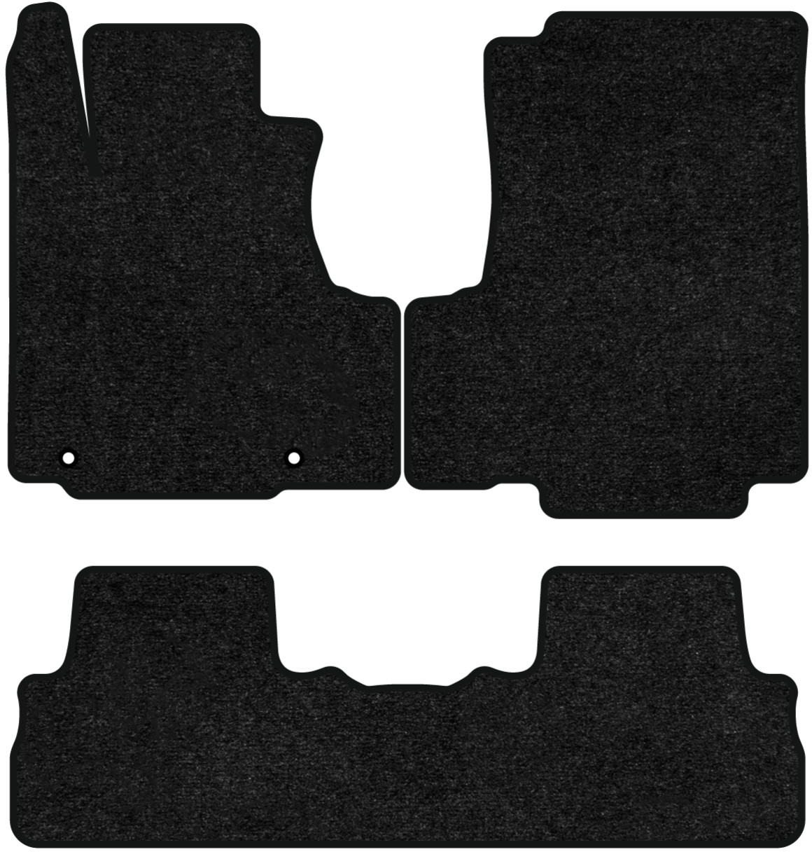 Коврики ворсовые в салон авто EVAtech Standard для Honda CR-V (with armrest) 2007-2012 3 поколение SUV EU черный кант HA33639Z3TL2VEB - Фото 1