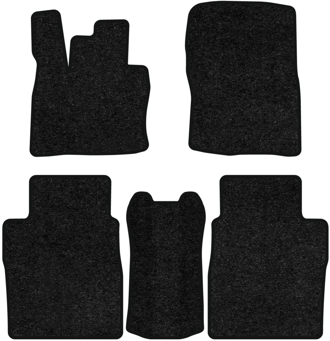 Коврики ворсовые в салон авто EVAtech Standard для Honda Civic (FN) 3-doors MT 2005-2012 8 поколение Htb EU черный кант HA3396C5VEB - Фото 1