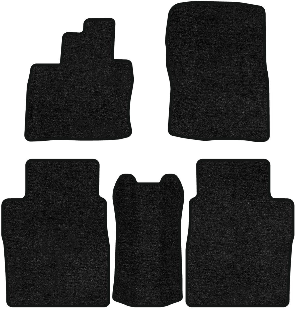 Коврики ворсовые в салон авто EVAtech Standard для Honda Civic (FN) 3-doors MT 2005-2012 8 поколение Htb EU черный кант HA3396CB5VEB - Фото 1