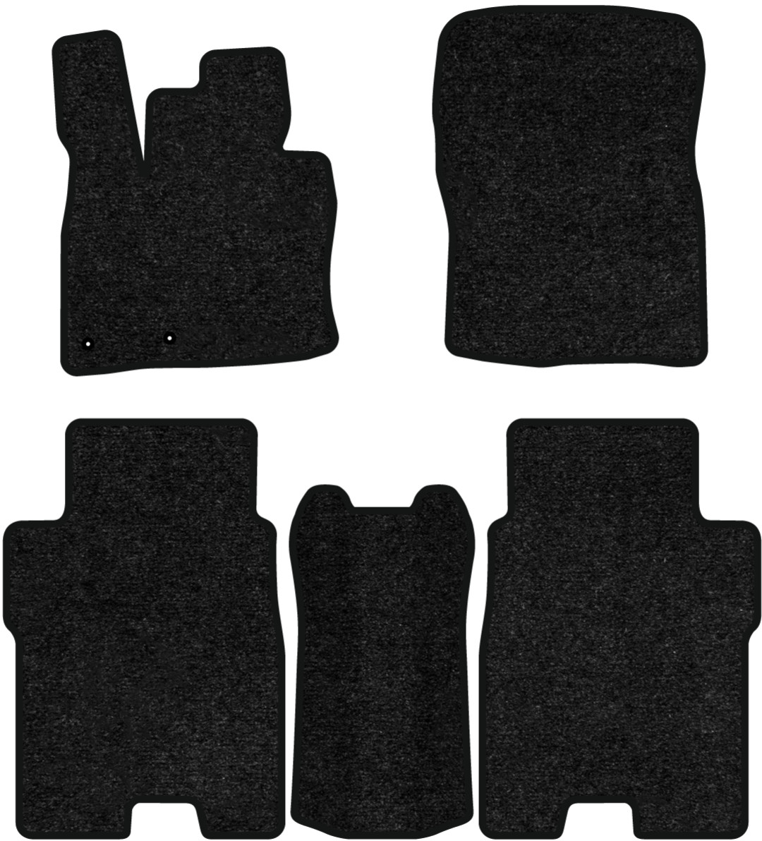 Коврики ворсовые в салон авто EVAtech Standard для Honda Civic Type R (FN2) 3-doors 2007-2011 3 поколение Htb EU черный кант HA42581C5LA2VEB - Фото 1