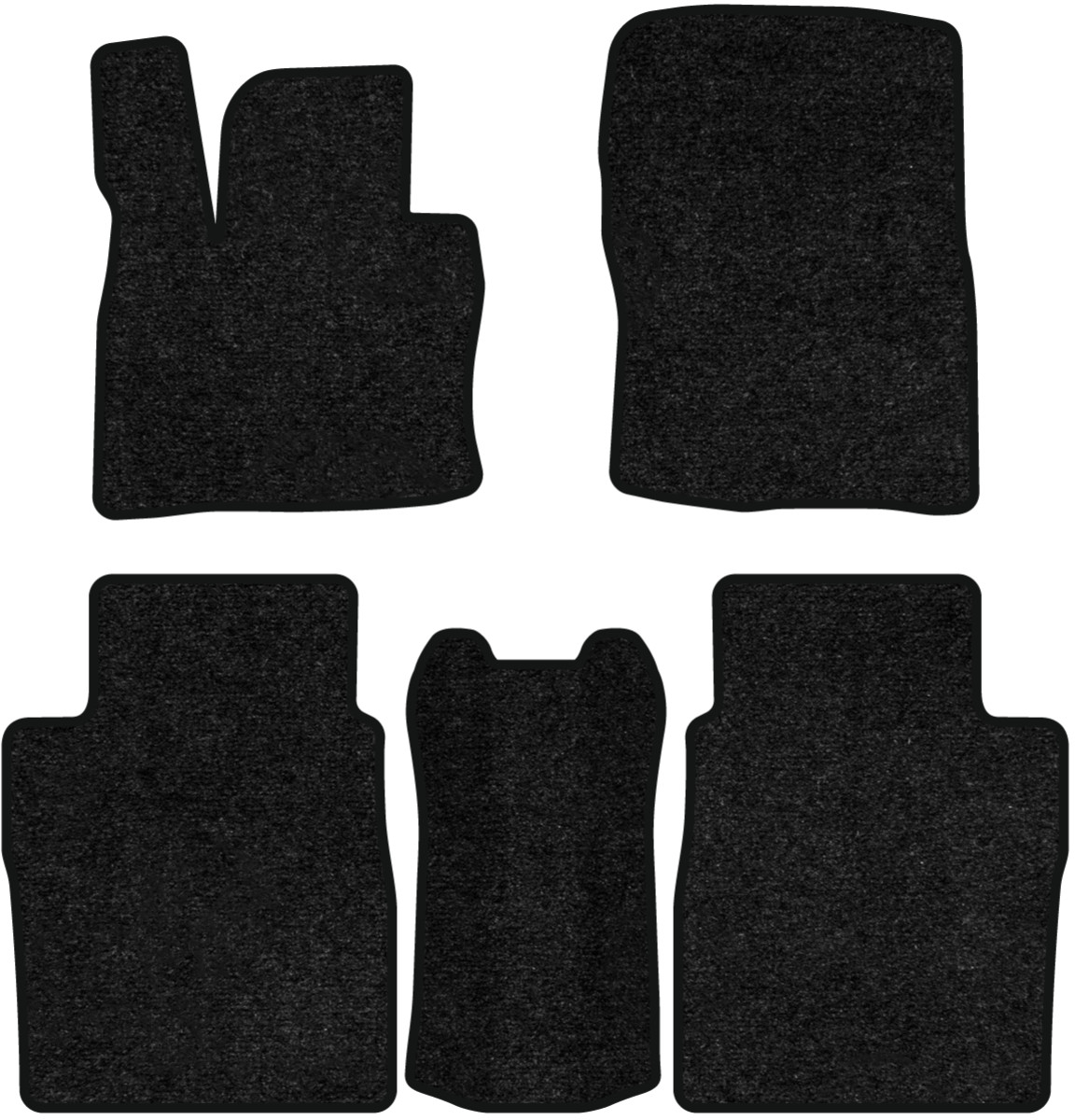 Коврики ворсовые в салон авто EVAtech Standard для Honda Civic (FN) 3-doors AT 2005-2012 8 поколение Htb EU черный кант HA44123C5VEB - Фото 1
