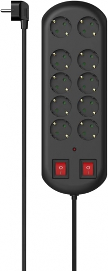 Купить Сетевой фильтр Hama 10 р 2 м Black (00223164) - Фото 1 Сетевой фильтр Hama 10 р 2 м Black (00223164) - Фото 1