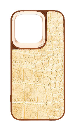 Чехол для смартфона Harder Crocosaur for Apple iPhone 15 Beige (ARM76697) - Фото 1