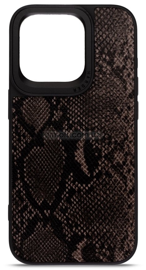 Чехол для смартфона Harder Genuine Snake for Apple iPhone 14 Pro Black (ARM76789) - Фото 1
