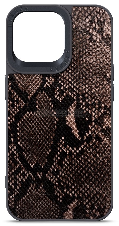 Чехол для смартфона Harder Genuine Snake for Apple iPhone 14 Pro Max Black (ARM76792) - Фото 1