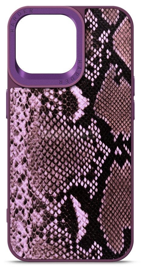 Чехол для смартфона Harder Genuine Snake for Apple iPhone 14 Pro Max Dark Purple (ARM76791) - Фото 1
